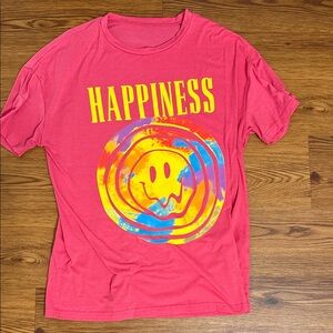 Pink Happiness Graphic T-Shirt